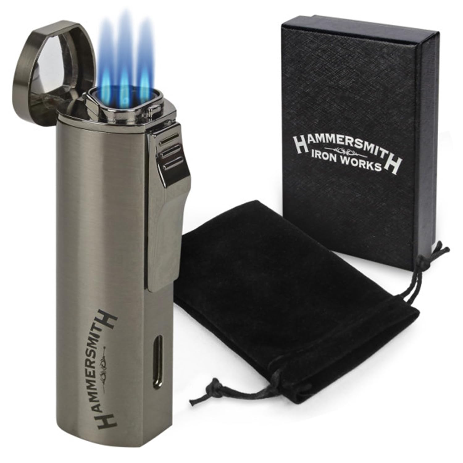 Amazon.com: Hammersmith Andolini Triple-Flame Butane Torch Lighter